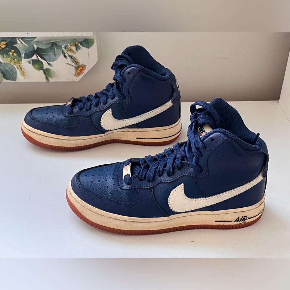 Nike Air Force 1 High GS "Coastal Blue" 653998-410 Size 4.5Y (Women's 6)